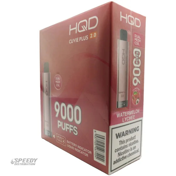 HQD CUVIE PLUS 2.0 – 5% – 9000 PUFFS
