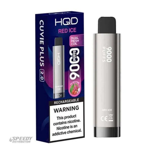 HQD CUVIE PLUS 2.0 – 5% – 9000 PUFFS