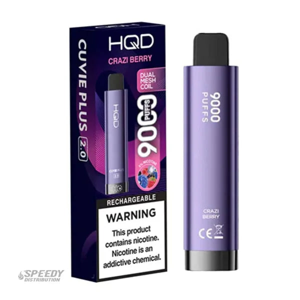 HQD CUVIE PLUS 2.0 – 5% – 9000 PUFFS