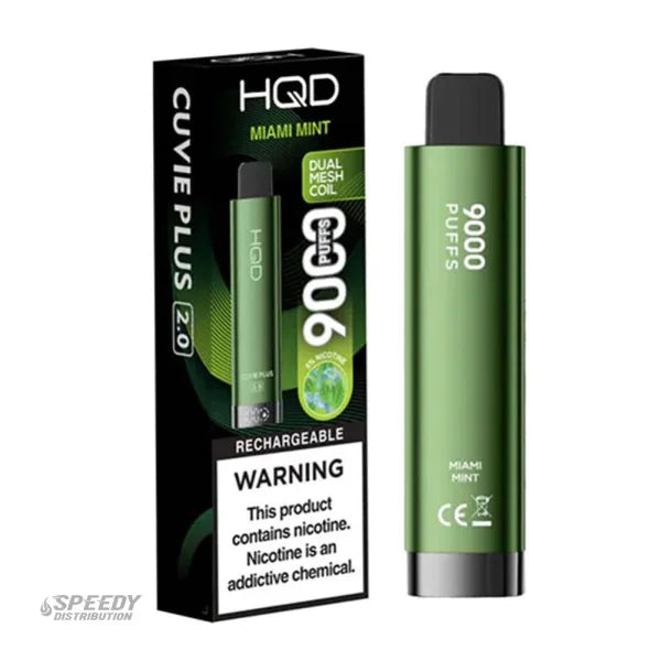 HQD CUVIE PLUS 2.0 – 5% – 9000 PUFFS