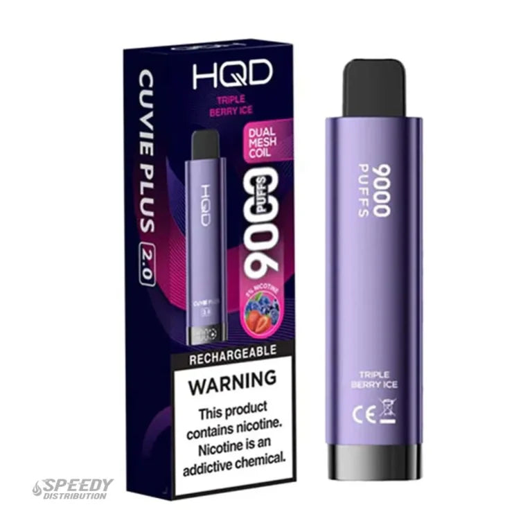 HQD CUVIE PLUS 2.0 – 5% – 9000 PUFFS