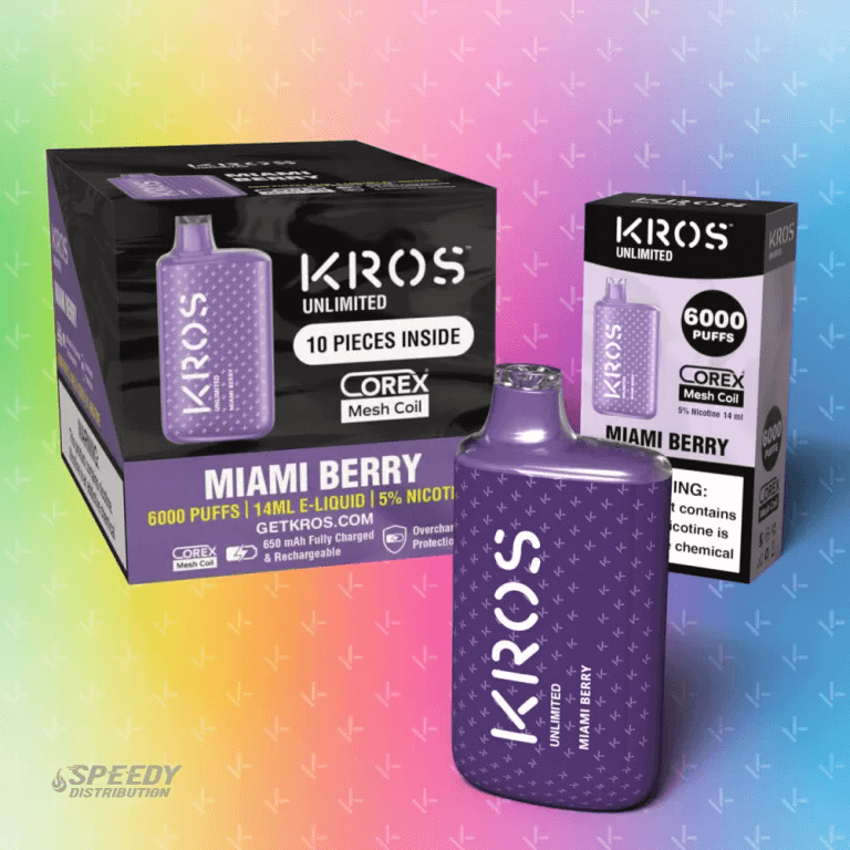 KROS UNLIMITED DISPOSABLE 6000 PUFFS