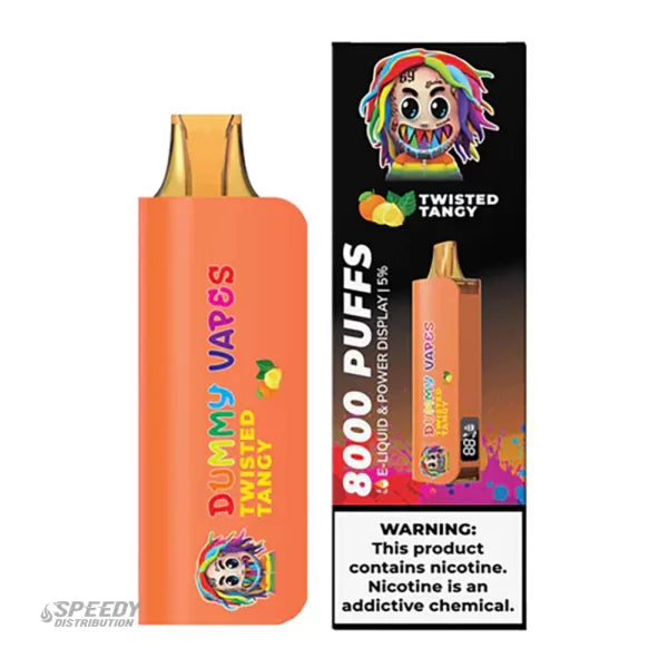 DUMMY VAPES DISPOSABLES 8000 PUFFS - TWISTED TANGY