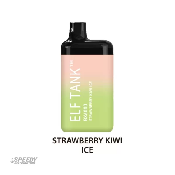 ELF TANK DISPOSABLE BX6000 - STRAWBERRY KIWI ICE