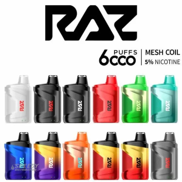 RAZ DISPOSABLE CA6000 PUFFS