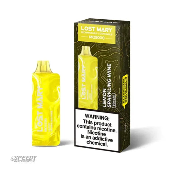 LOST MARY DISPOSABLE MO5000 PUFFS - LEMON SPARKLING WINE