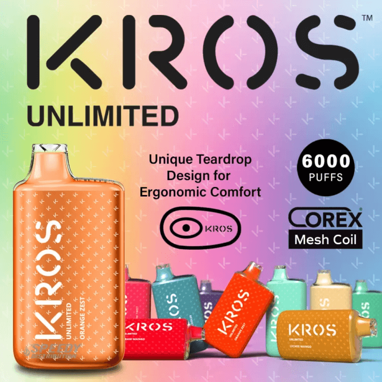 KROS UNLIMITED DISPOSABLE 6000 PUFFS