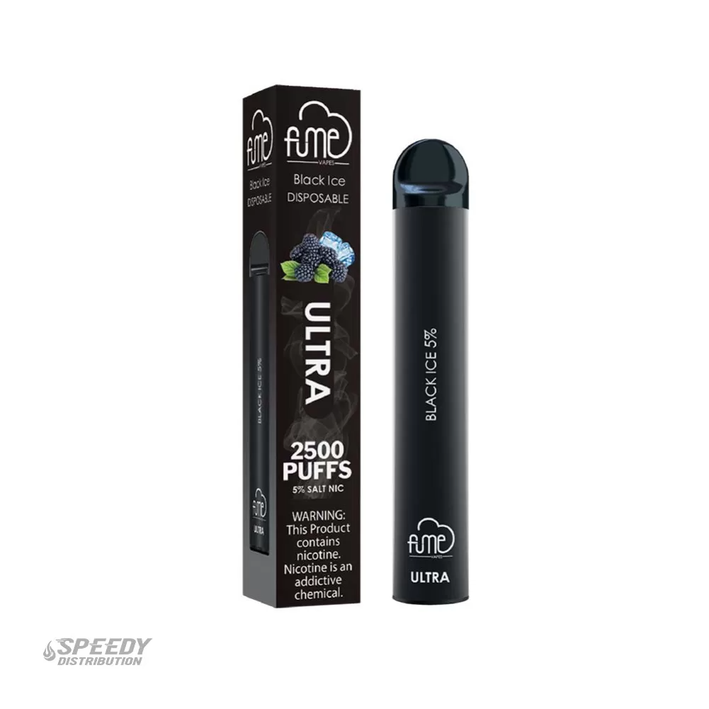 FUME ULTRA DISPOSABLE 2500 PUFFS - BLACK ICE