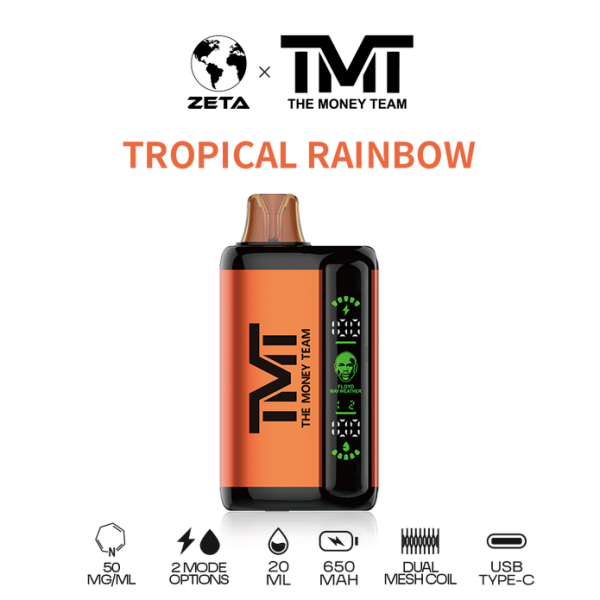 FLOYD MAYWEATHER TMT DISPOSABLE 15,000 PUFFS - TROPICAL RAINBOW