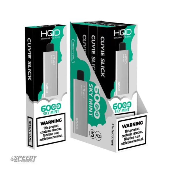 HQD CUVIE SLICK 6000 PUFFS