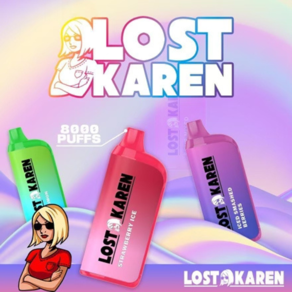 LOST KAREN DISPOSABLE 8000 PUFFS - GRAPED ICE
