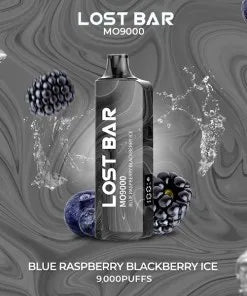 LOST BAR MO9000 - BLUE RASPBERRY BLACKBERRY ICE