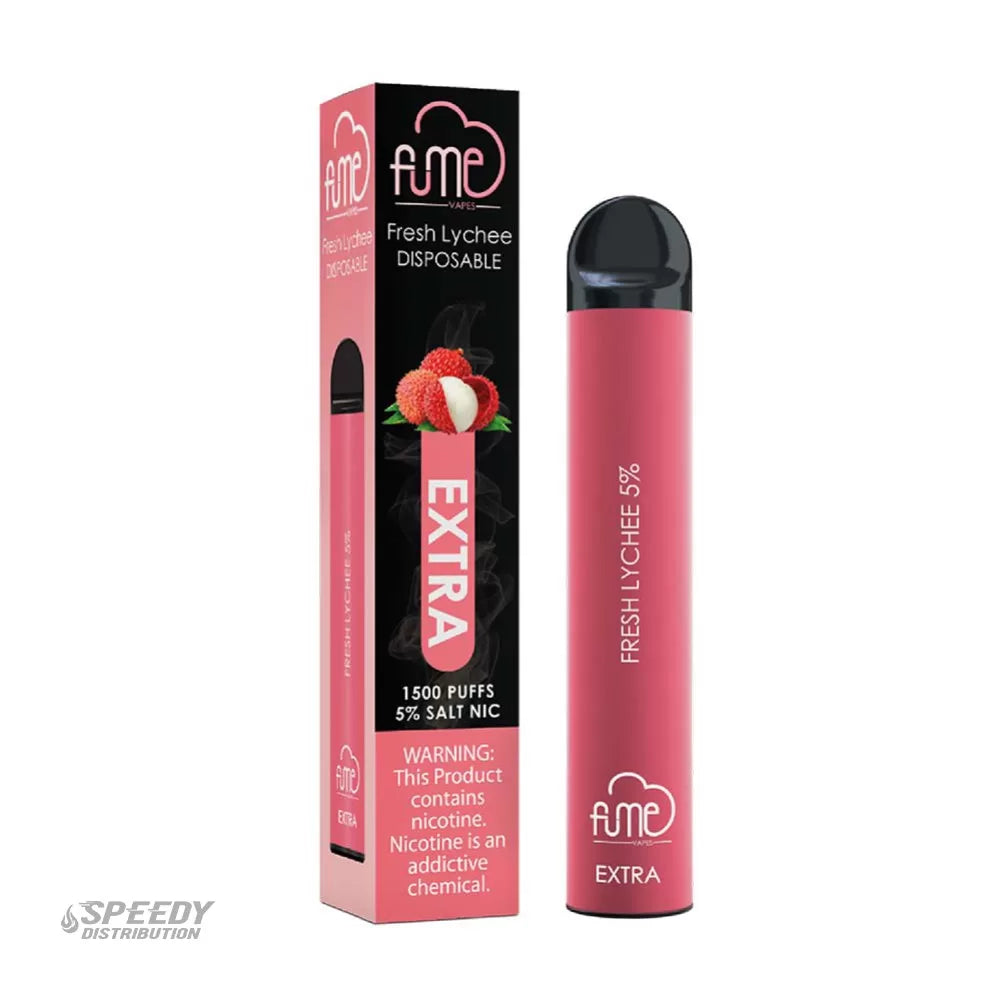 FUME EXTRA DISPOSABLE 1500 PUFFS - FRESH LYCHEE