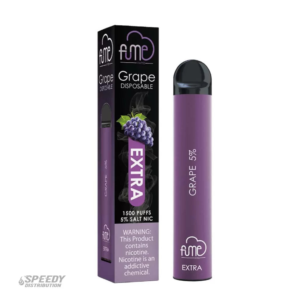 FUME EXTRA DISPOSABLE 1500 PUFFS - GRAPE