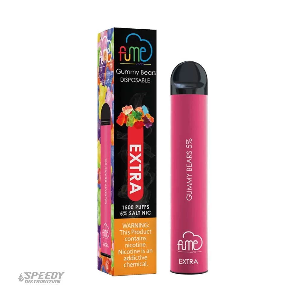 FUME EXTRA DISPOSABLE 1500 PUFFS - GUMMY BEARS