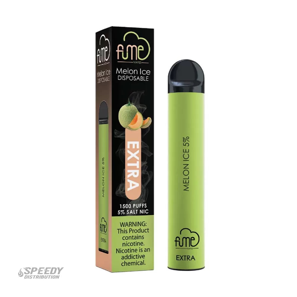 FUME EXTRA DISPOSABLE 1500 PUFFS - MELON ICE