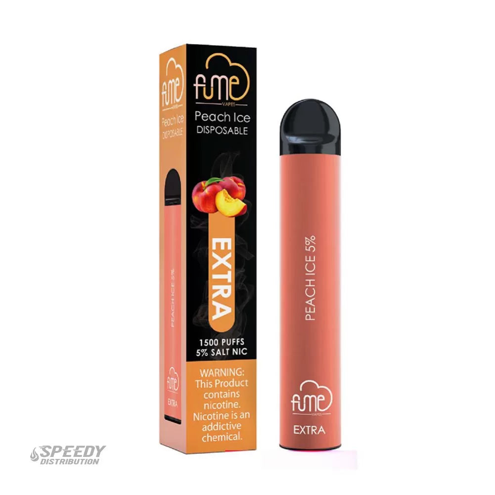 FUME EXTRA DISPOSABLE 1500 PUFFS - PEACH ICE