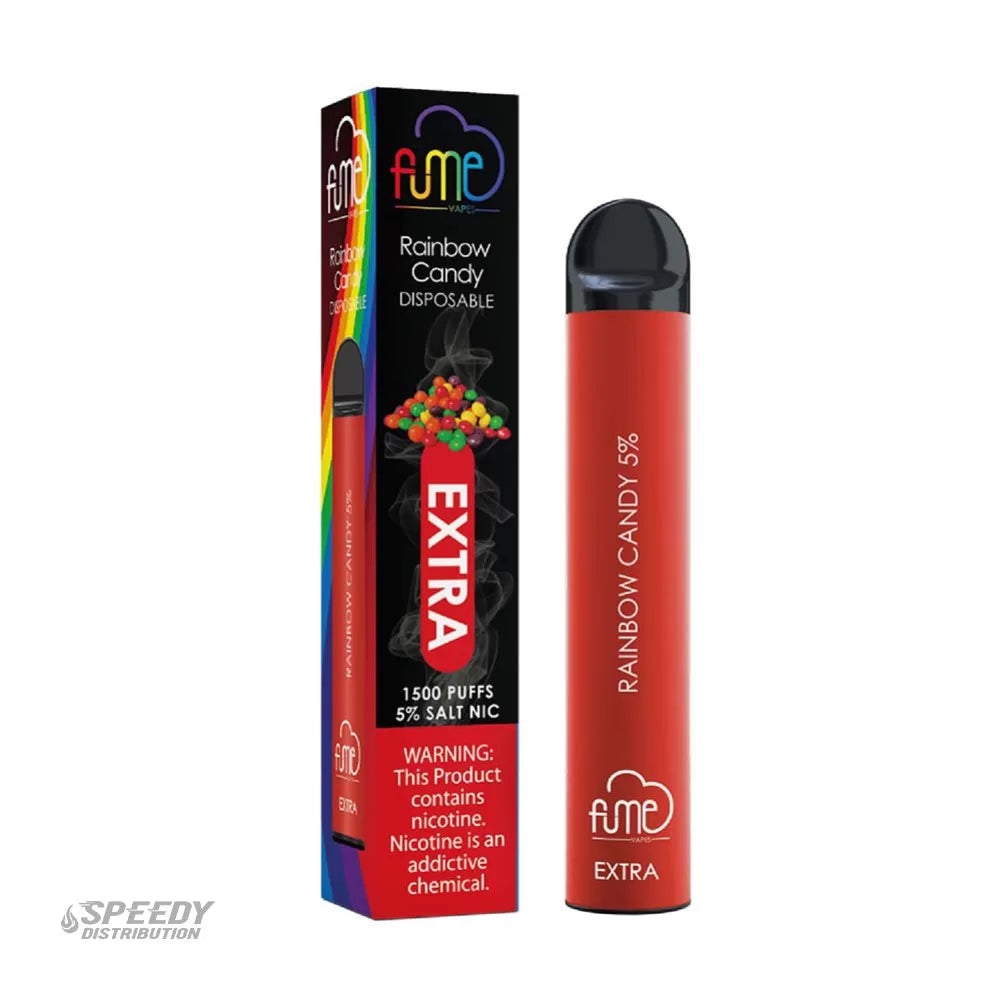 FUME EXTRA DISPOSABLE 1500 PUFFS - RAINBOW CANDY