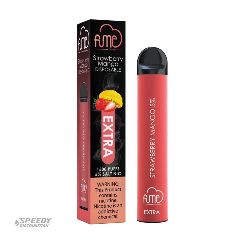 FUME EXTRA DISPOSABLE 1500 PUFFS - STRAWBERRY MANGO