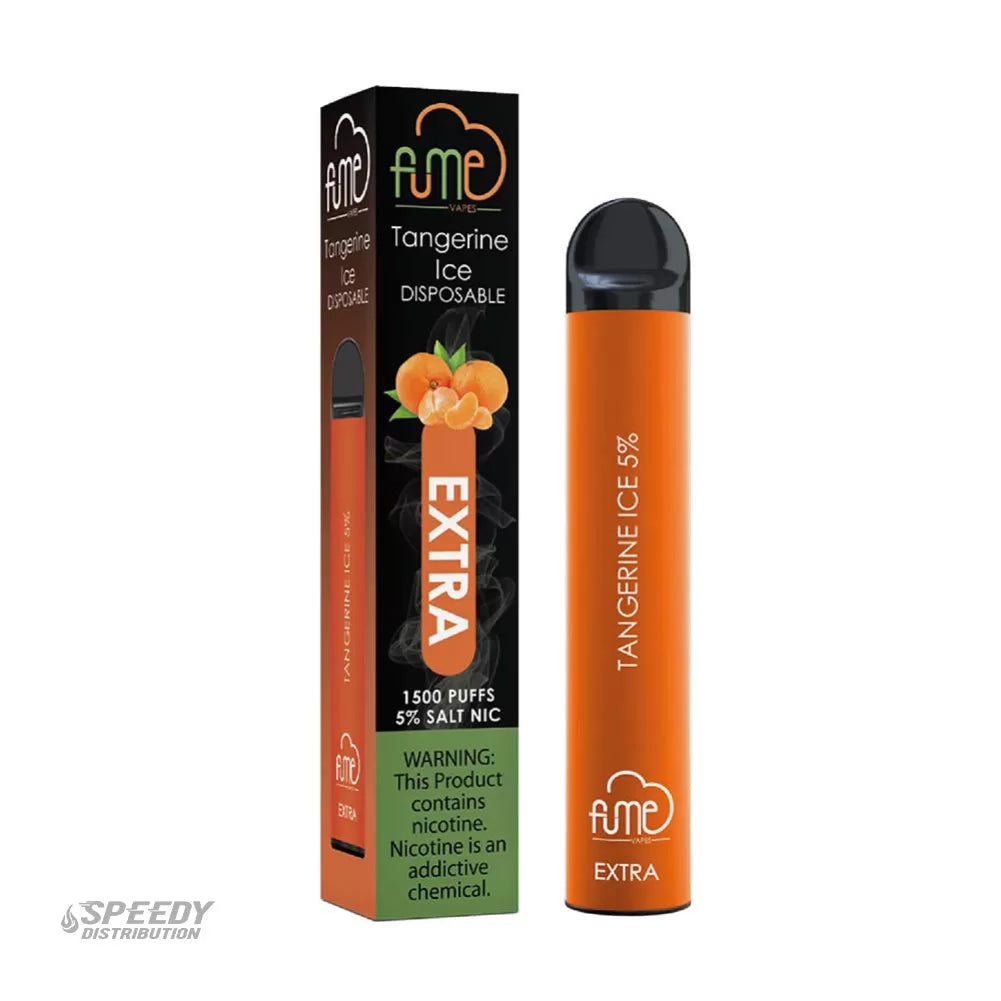 FUME EXTRA DISPOSABLE 1500 PUFFS - TANGERINE ICE