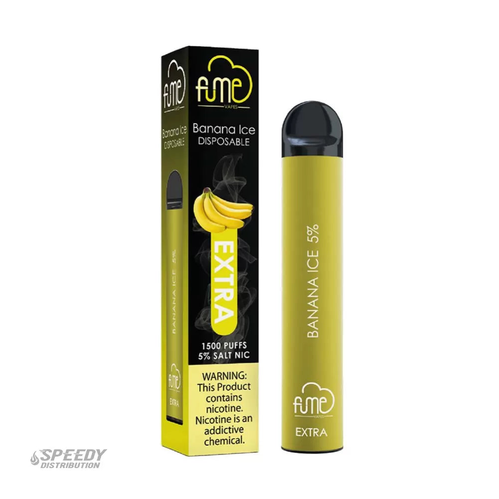 FUME EXTRA DISPOSABLE 1500 PUFFS - BANANA ICE