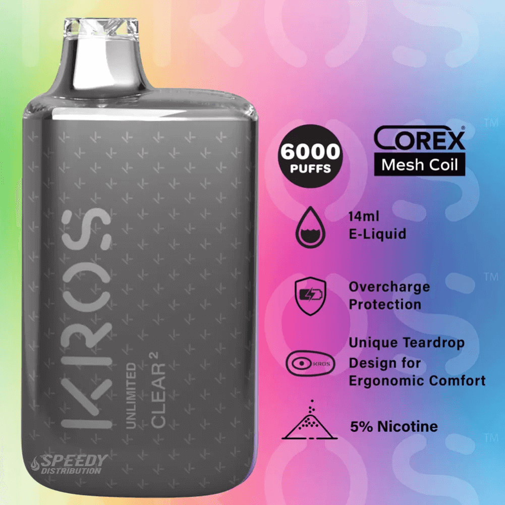 KROS UNLIMITED DISPOSABLE 6000 PUFFS